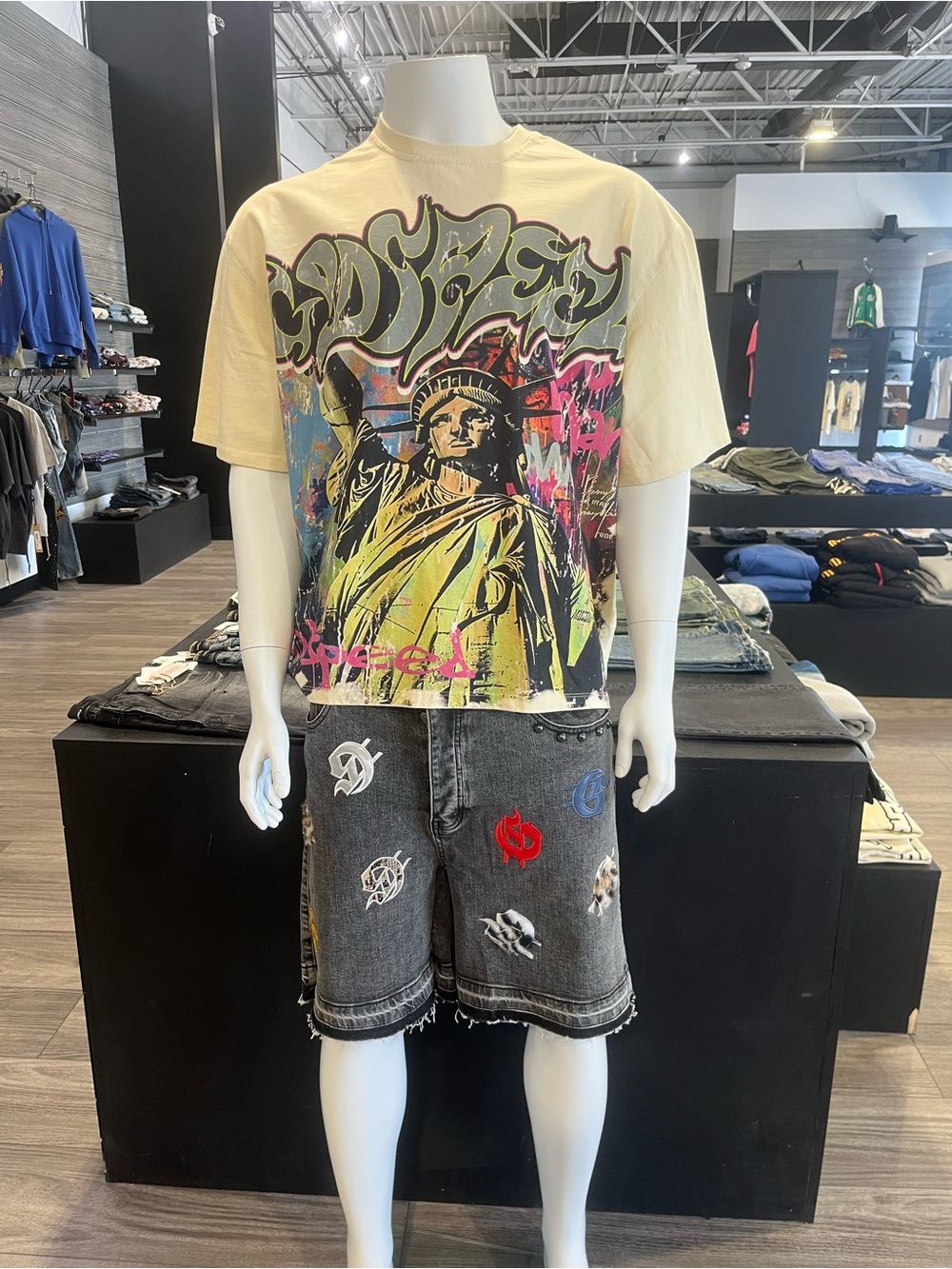 Godspeed Vandal Oversized Tee Large w/ jeans